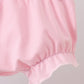 Blue Stripe Bow Seersucker Bloomer Set