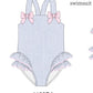 Blue Stripe One-Piece Swimsuit