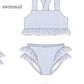 Blue Stripe 2pc Swimsuit