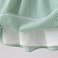 Green Watermelon Stripe Smocked Embroidered Seersucker Dress