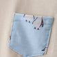 Penguin print shorts set