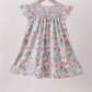 Pink Floral Smocked dress