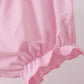 Pink stripe seersucker strawberry smocked bloomer set
