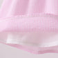 Pink stripe seersucker strawberry smocked bloomer set