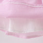 Pink stripe seersucker strawberry smocked dress