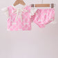 Pink Bow UPF Swim Set
