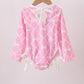 Pink Bow UPF rashguard