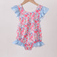 Pink Floral UPF Swim One-Piece