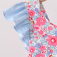 Pink Floral UPF Swim One-Piece