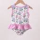 Purple Hydrangea UPF Swim One-Piece