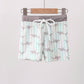 Green Stripe Shark UPF Swim Trunks