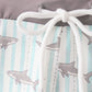 Green Stripe Shark UPF Swim Trunks