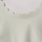 Green Scalloped Yoga Skorts Set