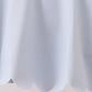 Blue Scalloped Yoga Skorts Set