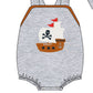 Gray Ship Applique Bubble