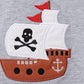 Gray Ship Applique Top
