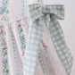 Bow Floral Applique Dress