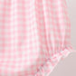 Pink Floral Applique Bow Bloomer Set