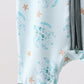 Blue Turtle Bamboo Romper