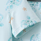 Blue Turtle Bamboo Pajama Set