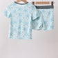 Blue Turtle Bamboo Pajama Set