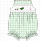 Green Golf Embroidered Bubble