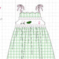 Green Golf Embroidered Dress