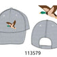 Mallard Embroidered Seersucker Cap