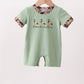 Camo Duck Embroidered Romper