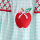 Blue Apple Smocked Dress