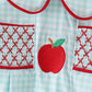 Blue Apple Smocked Bubble