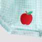 Blue Apple Smocked Bubble