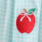 Blue Apple Smocked Ruffle Shorts Set