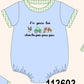 Blue Farm Embroidered Bubble