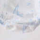 Blue Sailboat Smocked Ruffle Bubble