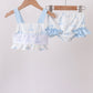 Blue Sailboat Smocked 2PC Swimsuit