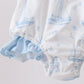 Blue Sailboat Smocked One-Piece Swimsuit