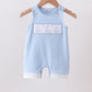 Blue Sailboat Embroidered Jon Jon