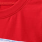 Red School Bus Smocked top
