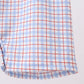 Blue Apple Embroidered Plaid Jon Jon