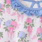 Blue floral jogger set