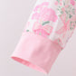 Pink floral jogger set
