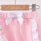 Pink floral jogger set