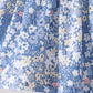 Blue Floral Print Bloomer Set