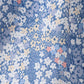 Blue Floral Print Dress