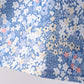 Blue Floral Print Ruffle Pants Set