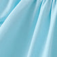 Blue Apple Embroidered Dress