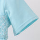 Blue Apple Smocked Top