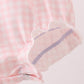 Pink Jack-O-Lantern  Applique Bow Bubble