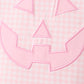 Pink Jack-O-Lantern  Applique Ruffle Shorts Set
